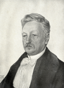 104655 Portret van professor dr. J.H. Gallée, geboren 1847, leraar Nederlands aan het Stedelijk Gymnasium te Utrecht ...